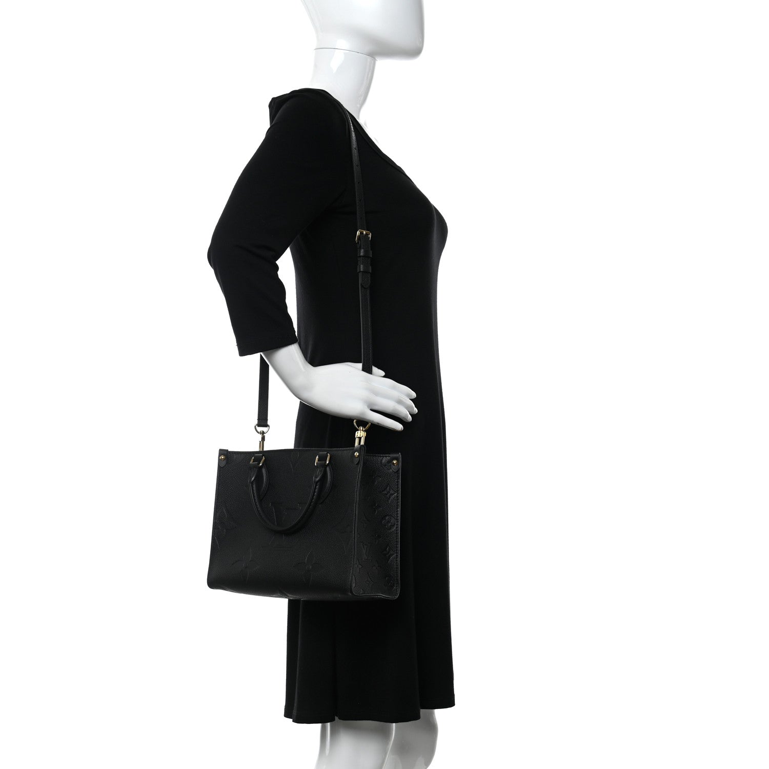 Louis Vuitton Empreinte Monogram Giant Onthego PM Black 2 of 9