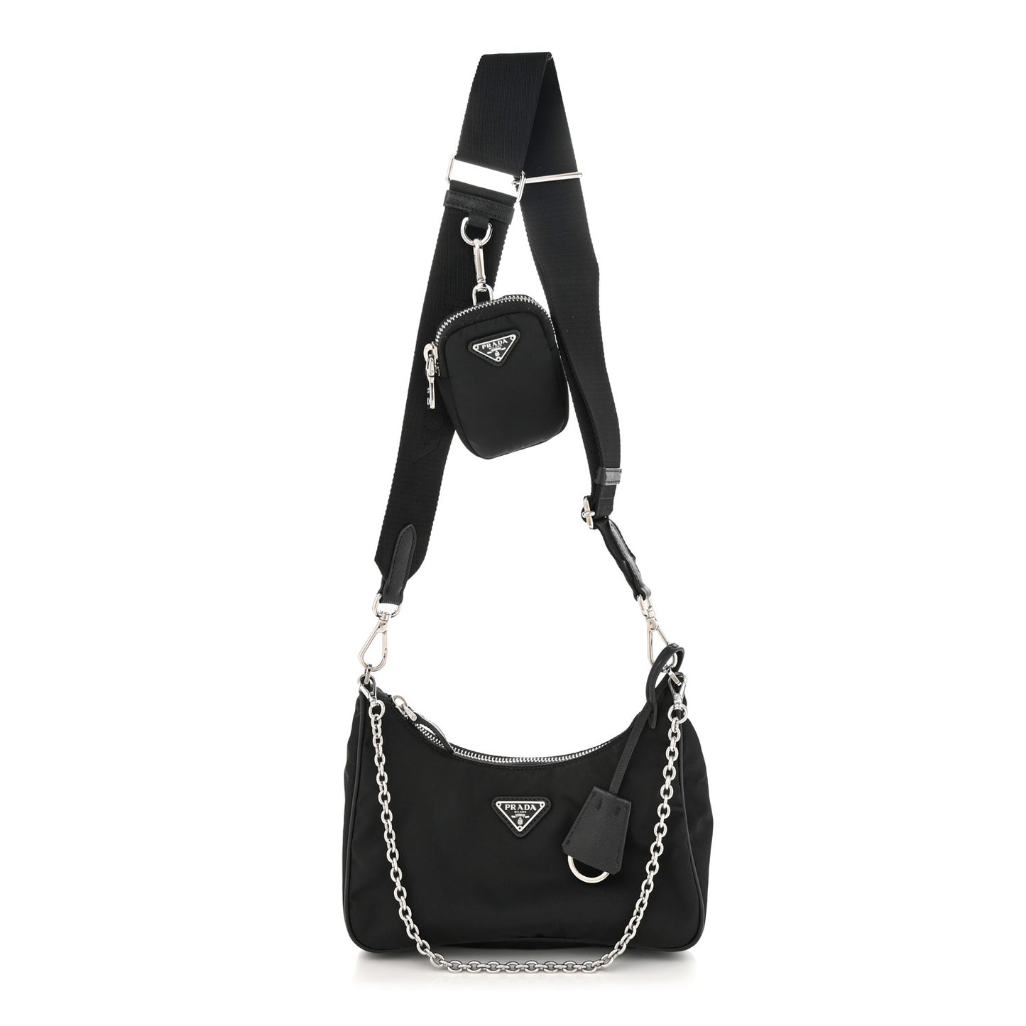Nylon Re-Edition 2005 Shoulder Bag Black