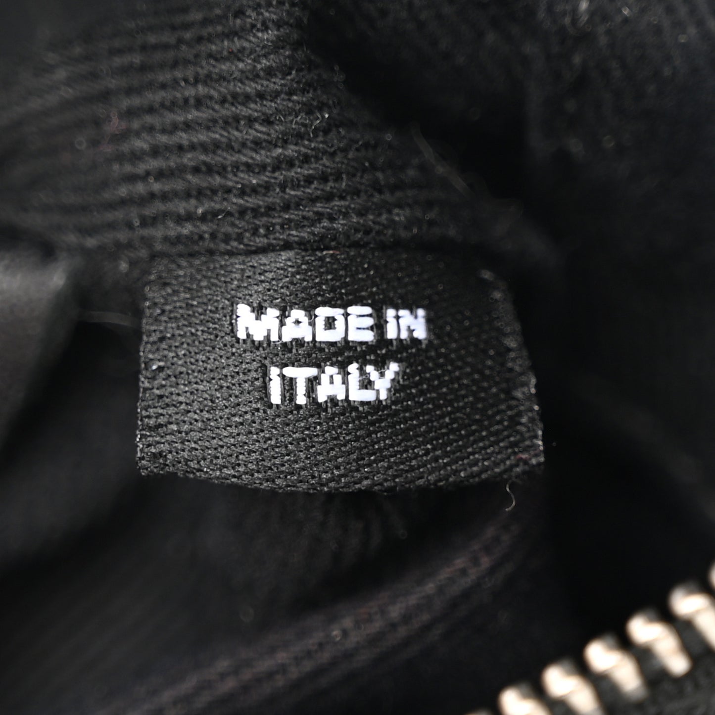 Grained Calfskin Quilted Waist Belt Bag Black