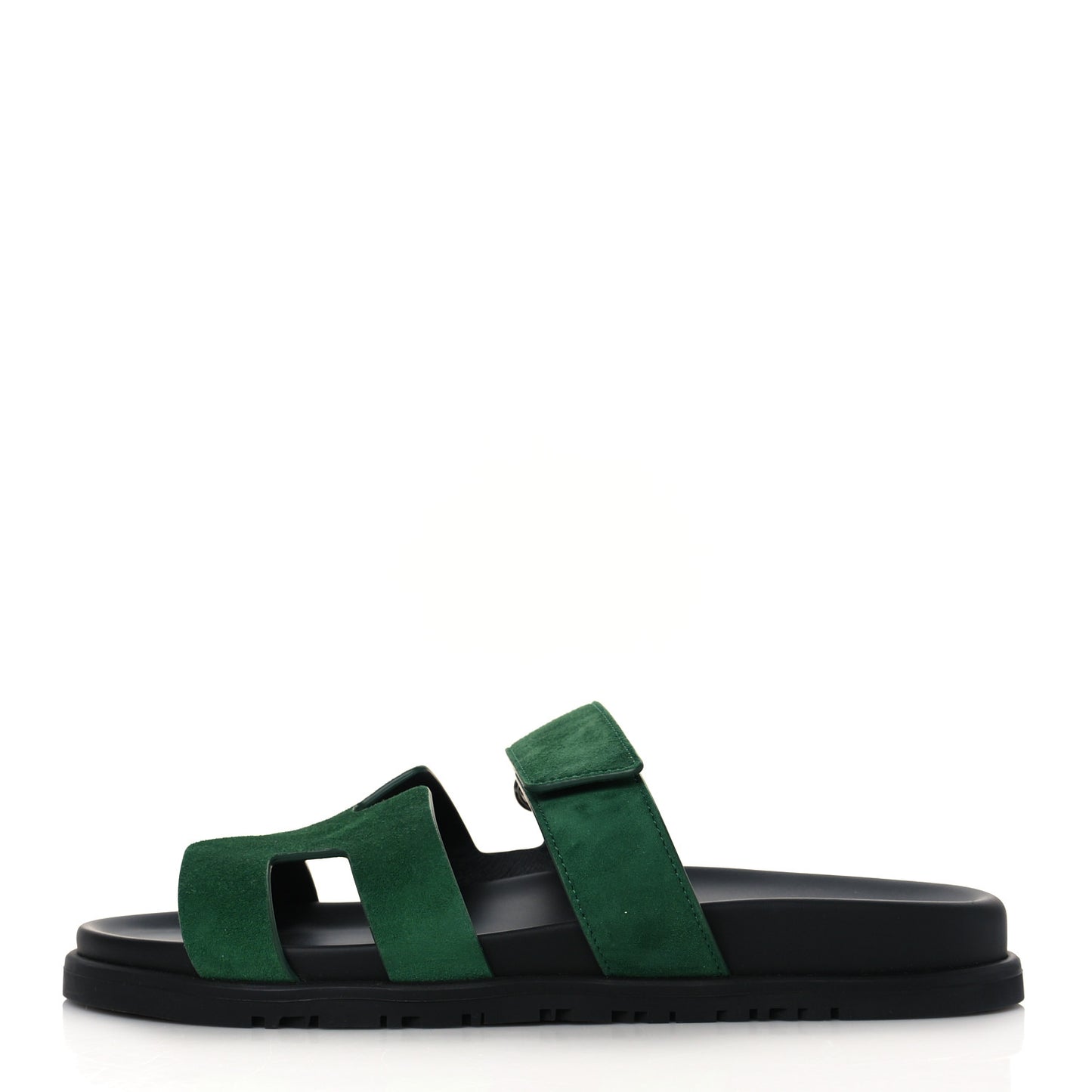 Suede Goatskin Womens Chypre Sandals 38 Vert Electrique
