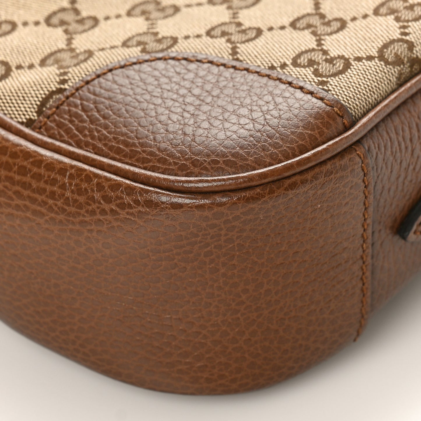 Monogram Mini Bree Messenger Bag Beige Tabacco