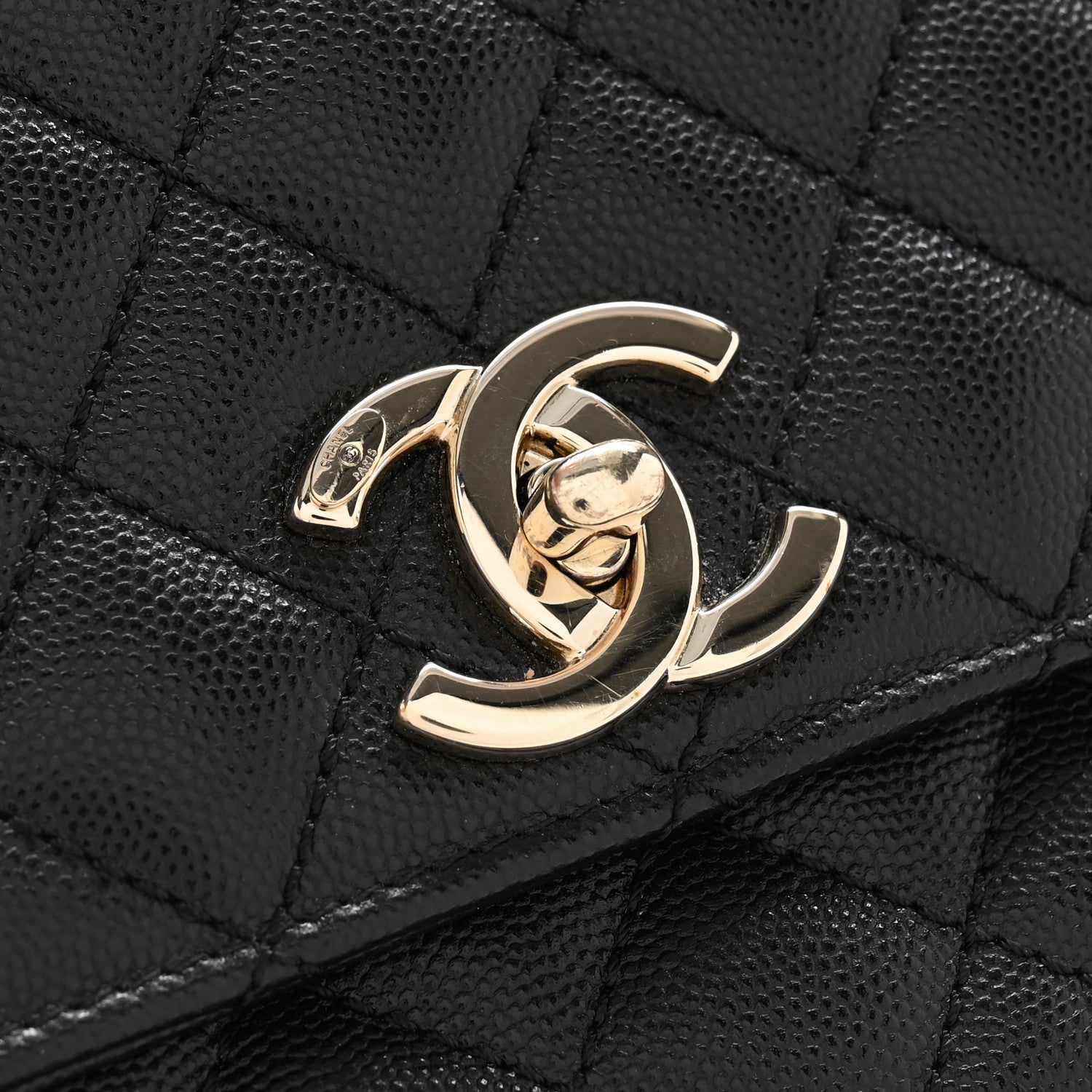Chanel Caviar Quilted Small Coco Handle Flap Black 11 of 11