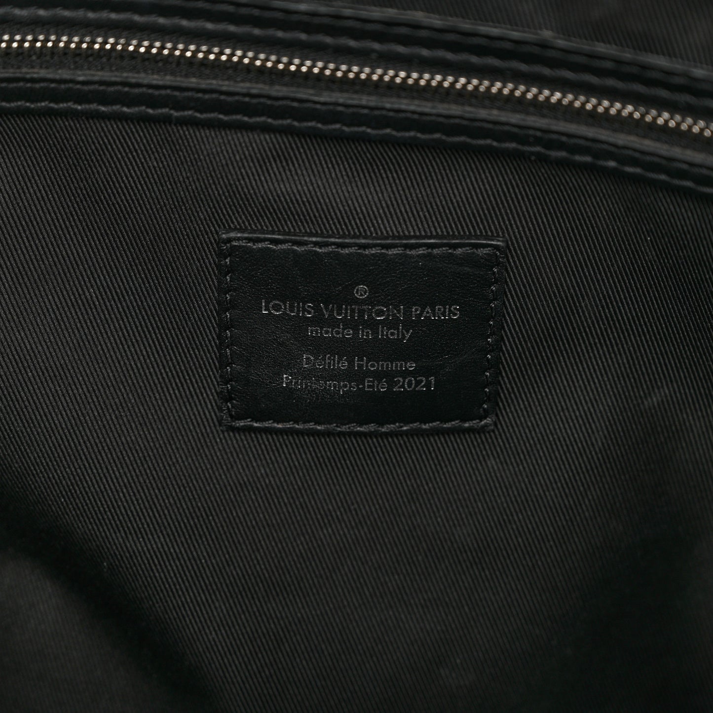 Damier Distorted Keepall Bandouliere 50 Black White
