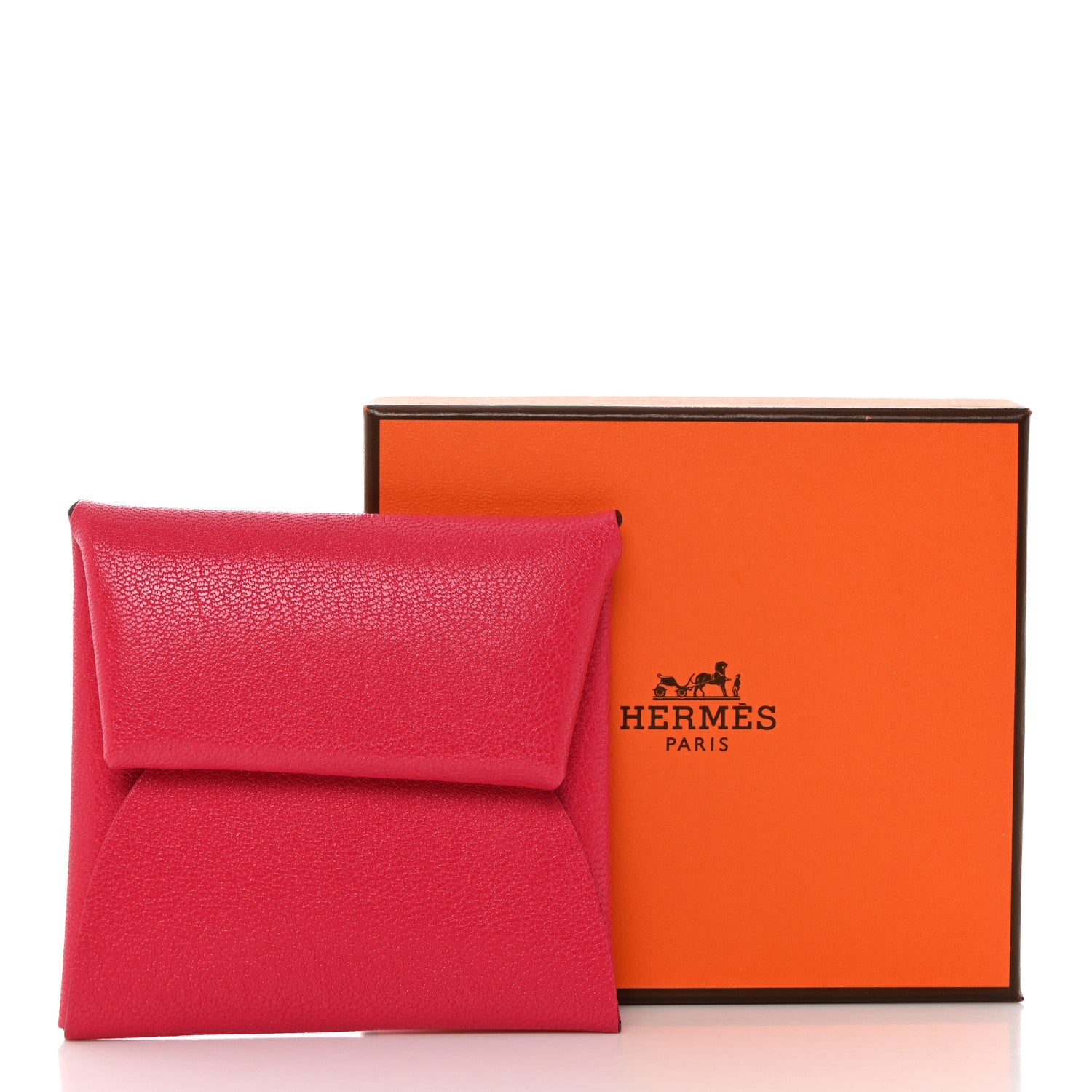 Hermes Chevre Chamkila Bastia Coin Purse Rose Extreme 8 of 8