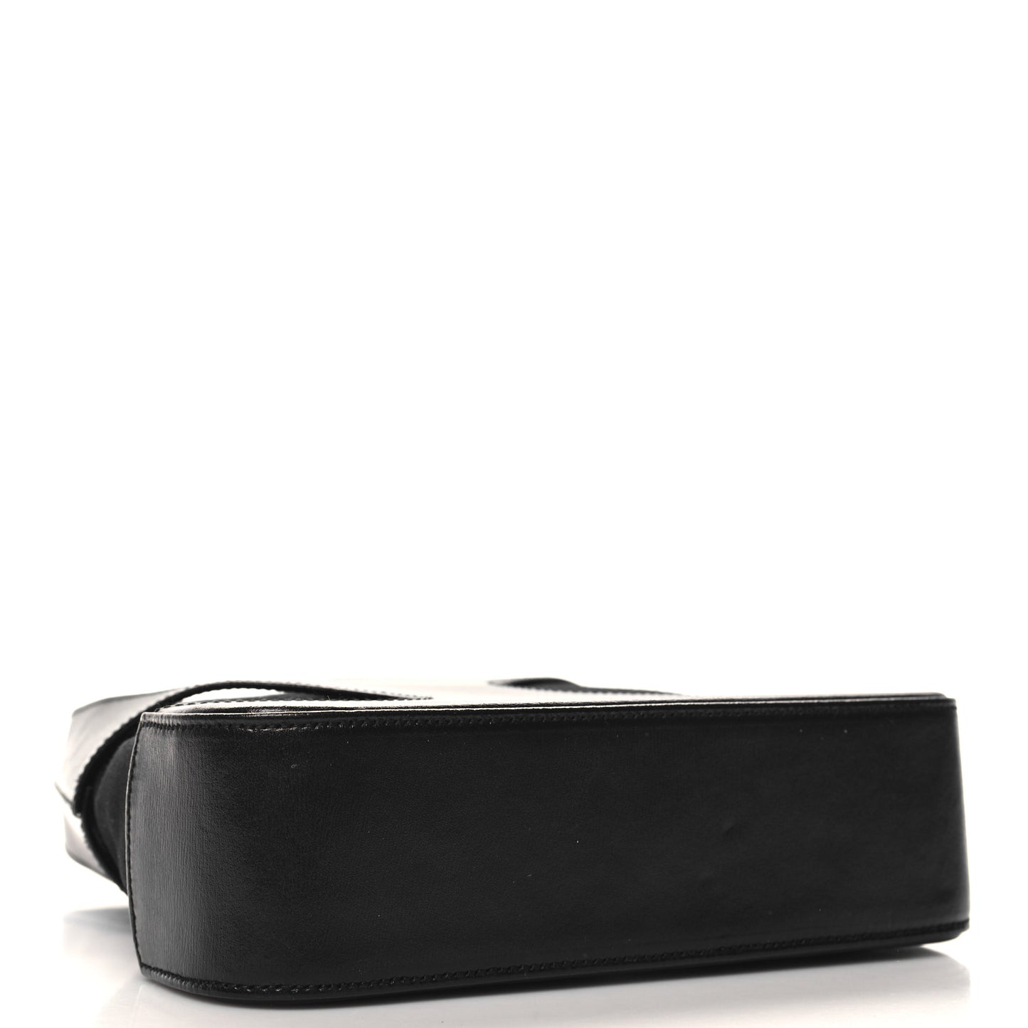 Calfskin Cut Out Top Handle Black