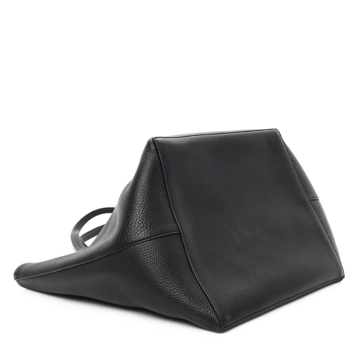 The Row Grained Calfskin Park Tote Three Black 5 of 11