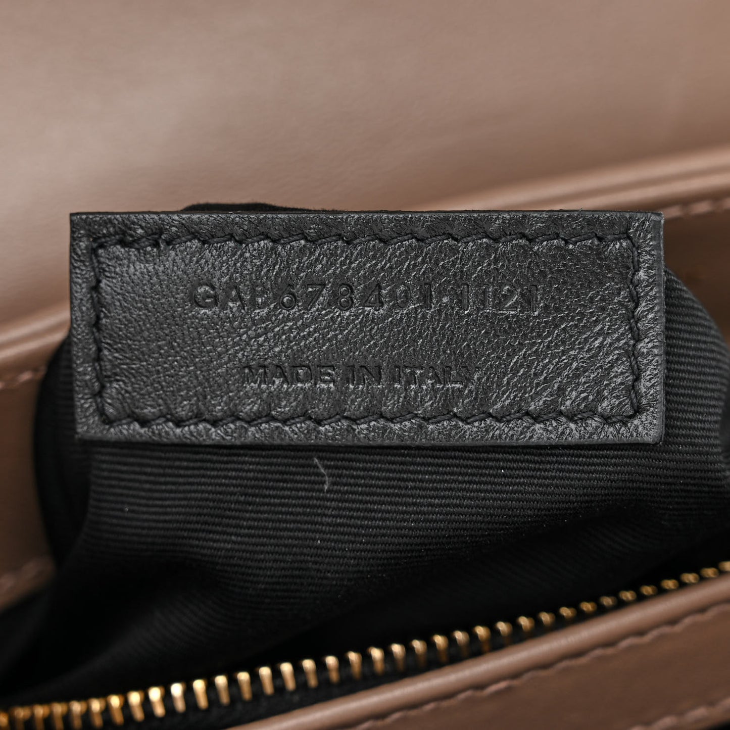 Calfskin Y Quilted Monogram Toy Loulou Crossbody Bag Taupe