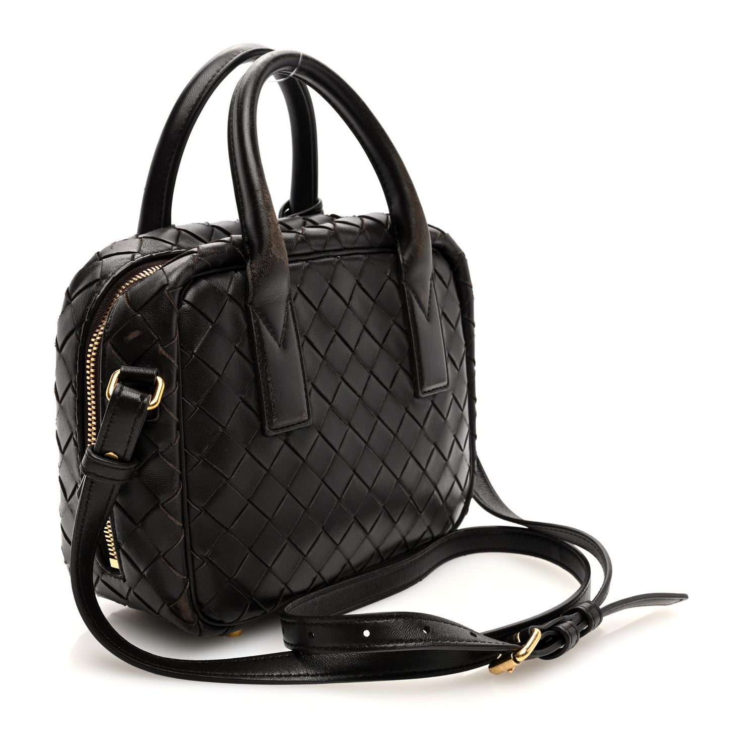 Lambskin Intrecciato Small Getaway Fondant