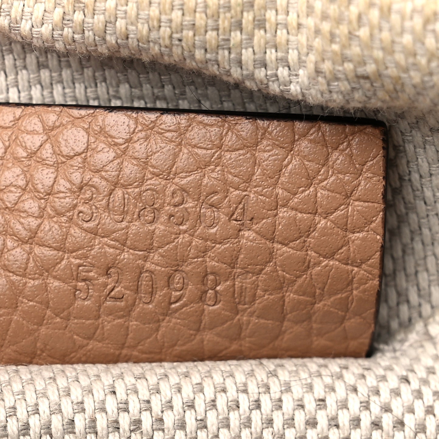 Pebbled Calfskin Small Soho Disco Bag Camelia