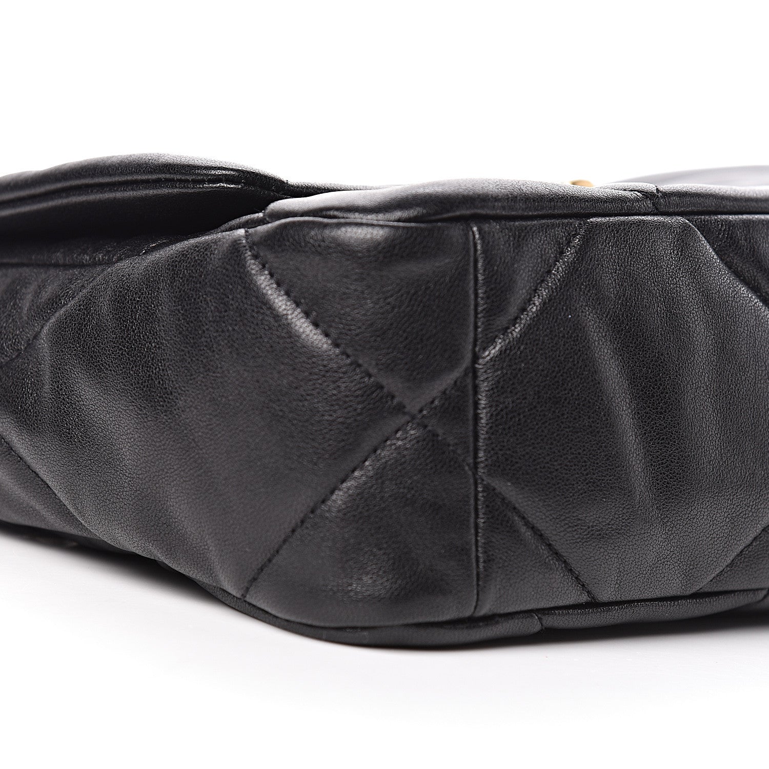 Chanel Lambskin Quilted Medium 19 Flap Black 9 of 11