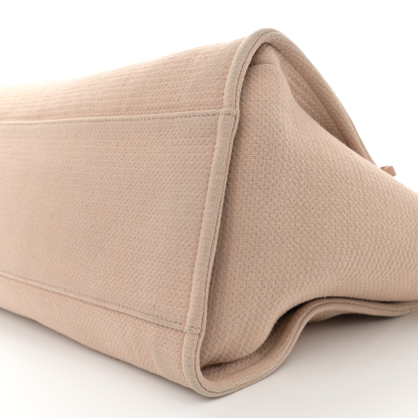 Mixed Fibers Medium Deauville Tote Beige