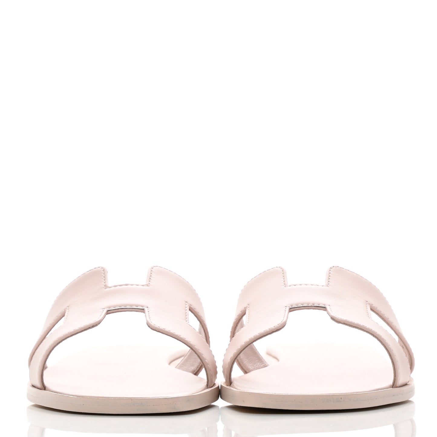 Box Calfskin Oran Sandals 36.5 Rose Pale