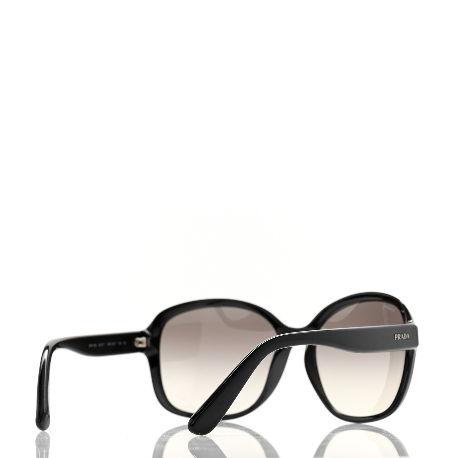 Prada Square Sunglasses SPR 18Q Black 4 of 9