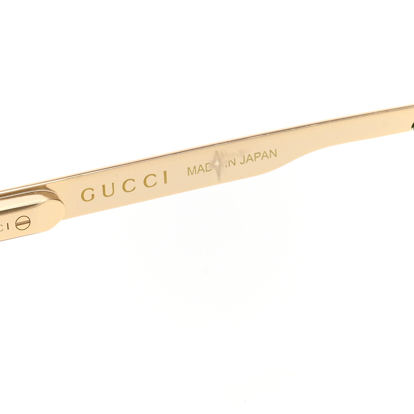 Metal Acetate Navigator Frame Sunglasses GG1223S XL Gold