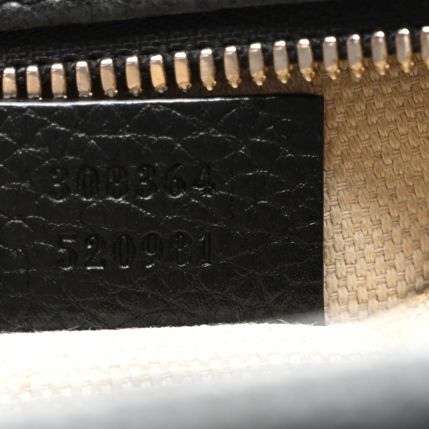 Pebbled Calfskin Small Soho Disco Bag Black