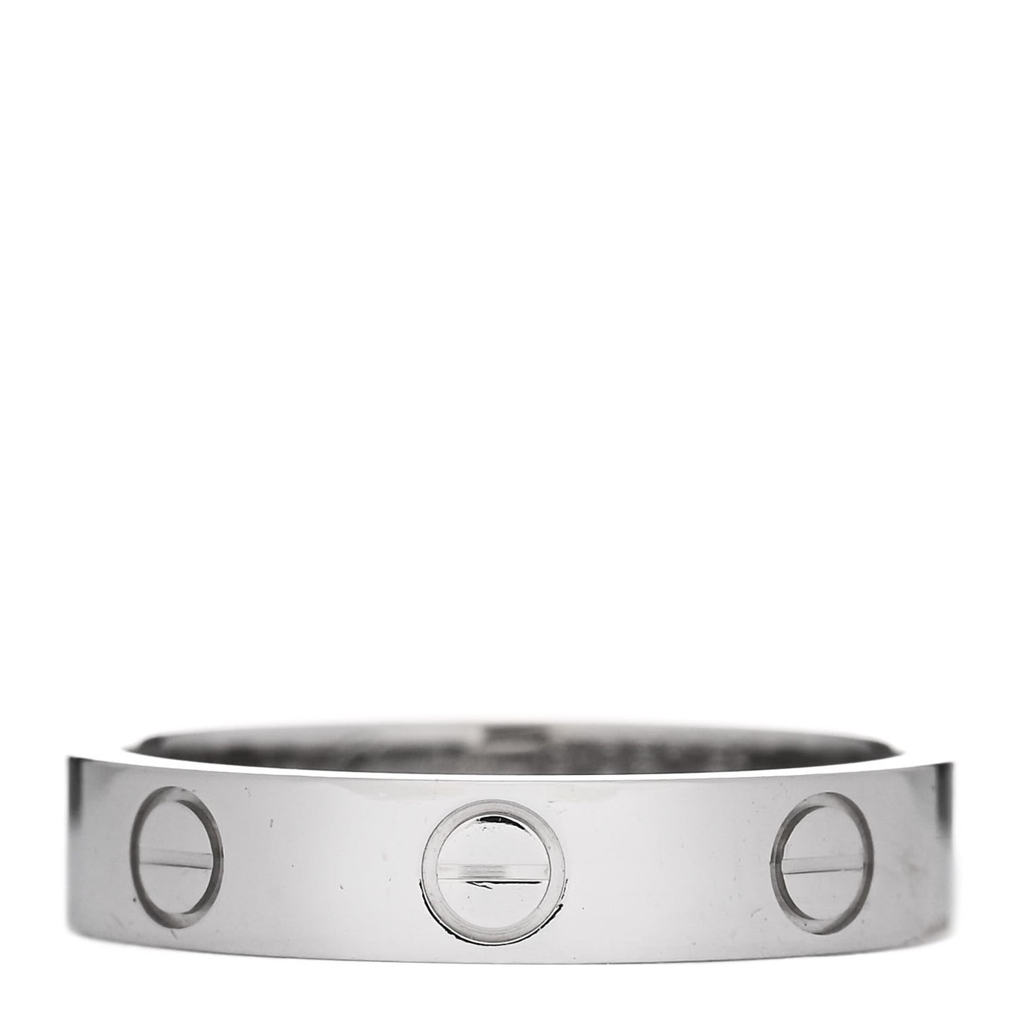 Platinum 3.5mm LOVE Wedding Band Ring 51 5.75