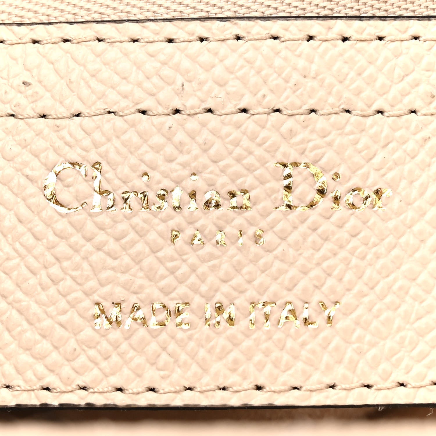 Christian Dior Grained Calfskin Saddle Bag With Strap Hazelnut 6 of 11
