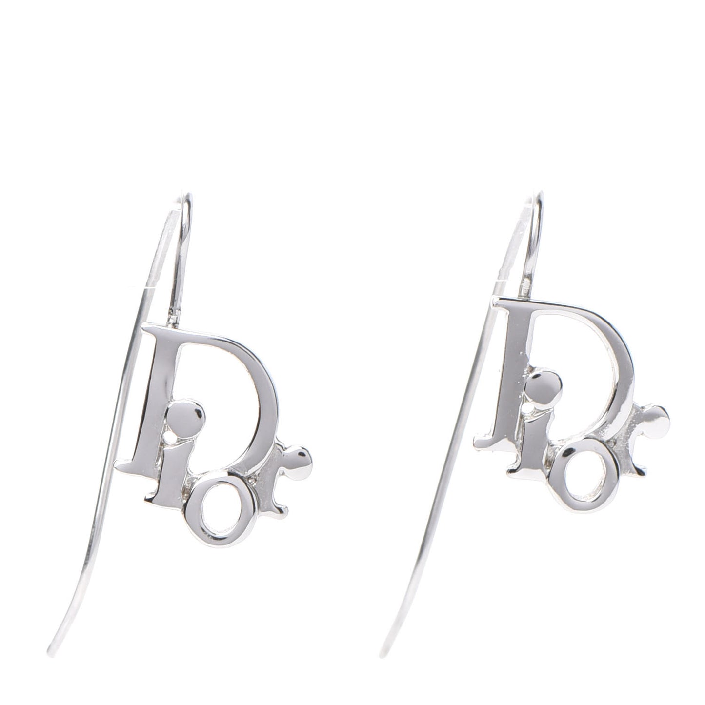 Logo Earrings Silver