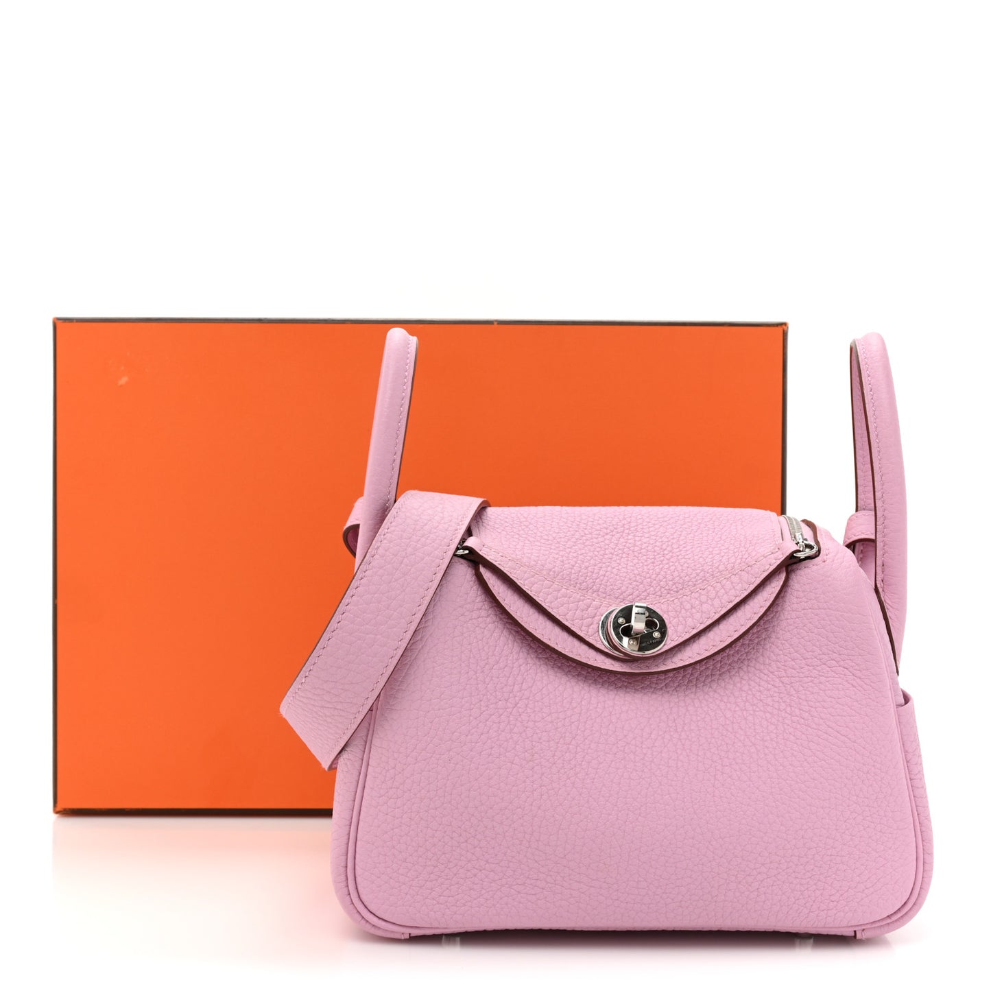 Taurillon Clemence Mini Lindy 20 Mauve Sylvestre