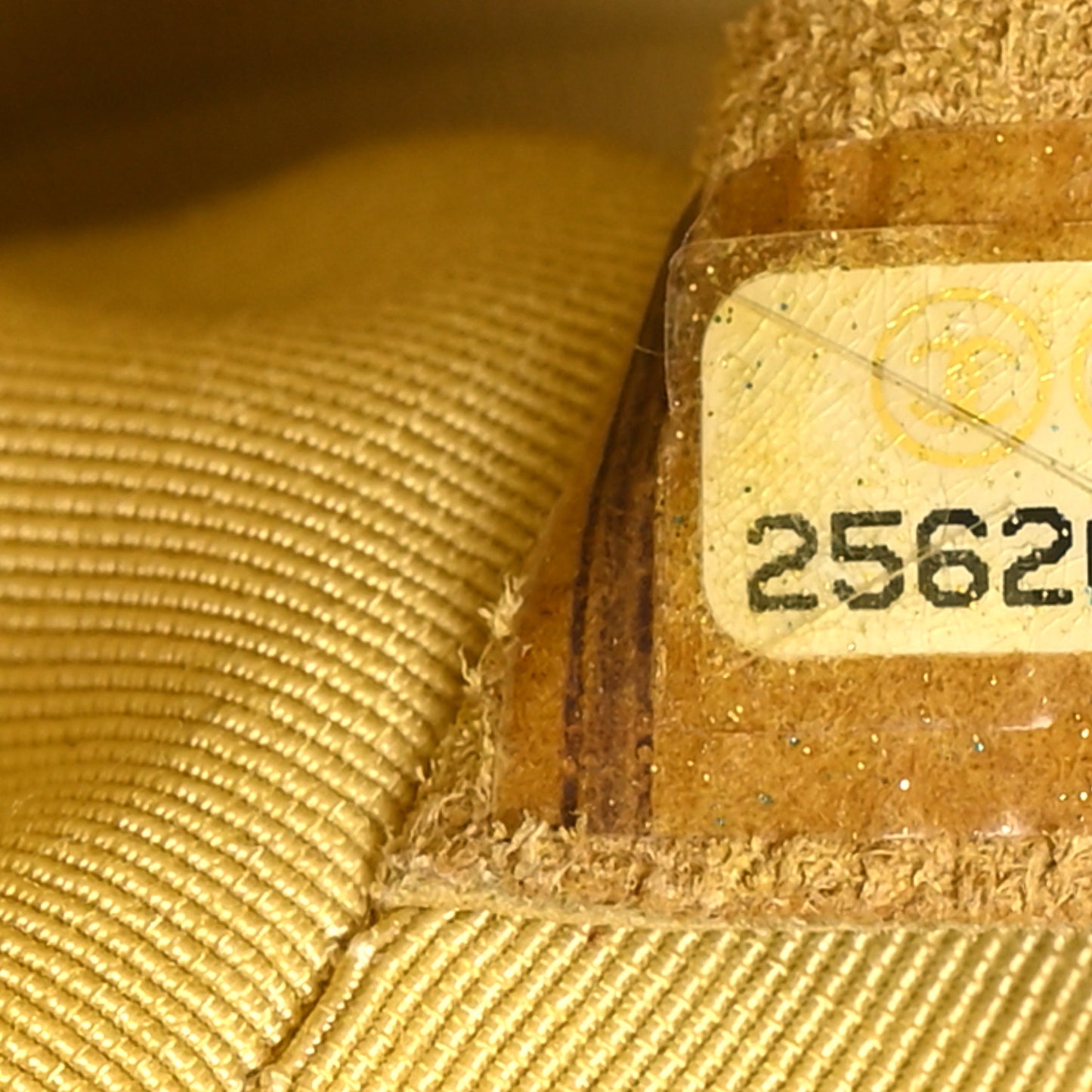 Lambskin Chevron Quilted Small Boy Flap Yellow