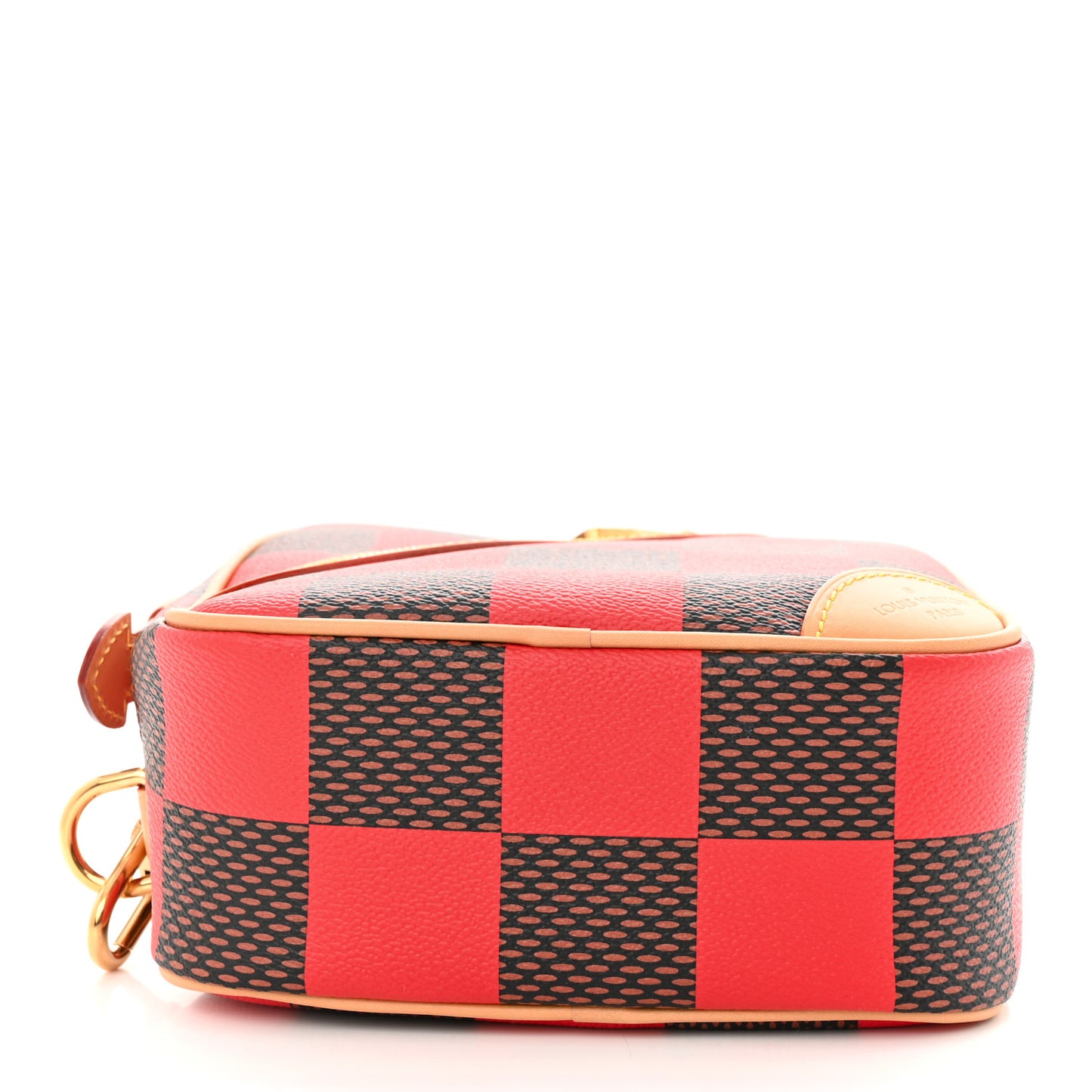 Damier Pop Chess Messenger Red