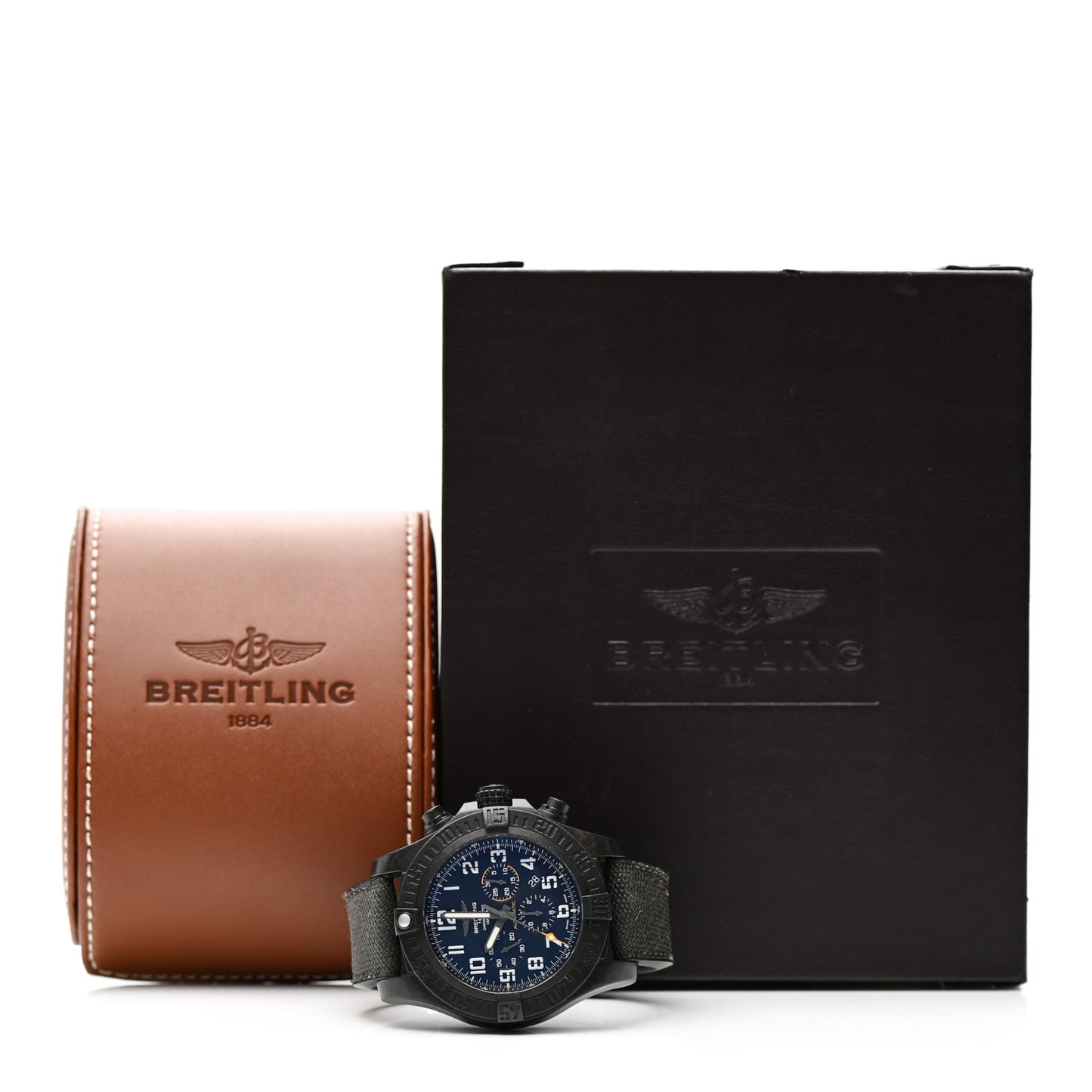 Breitlight Nylon 50mm Avenger Hurricane Automatic Watch Blue XB0170