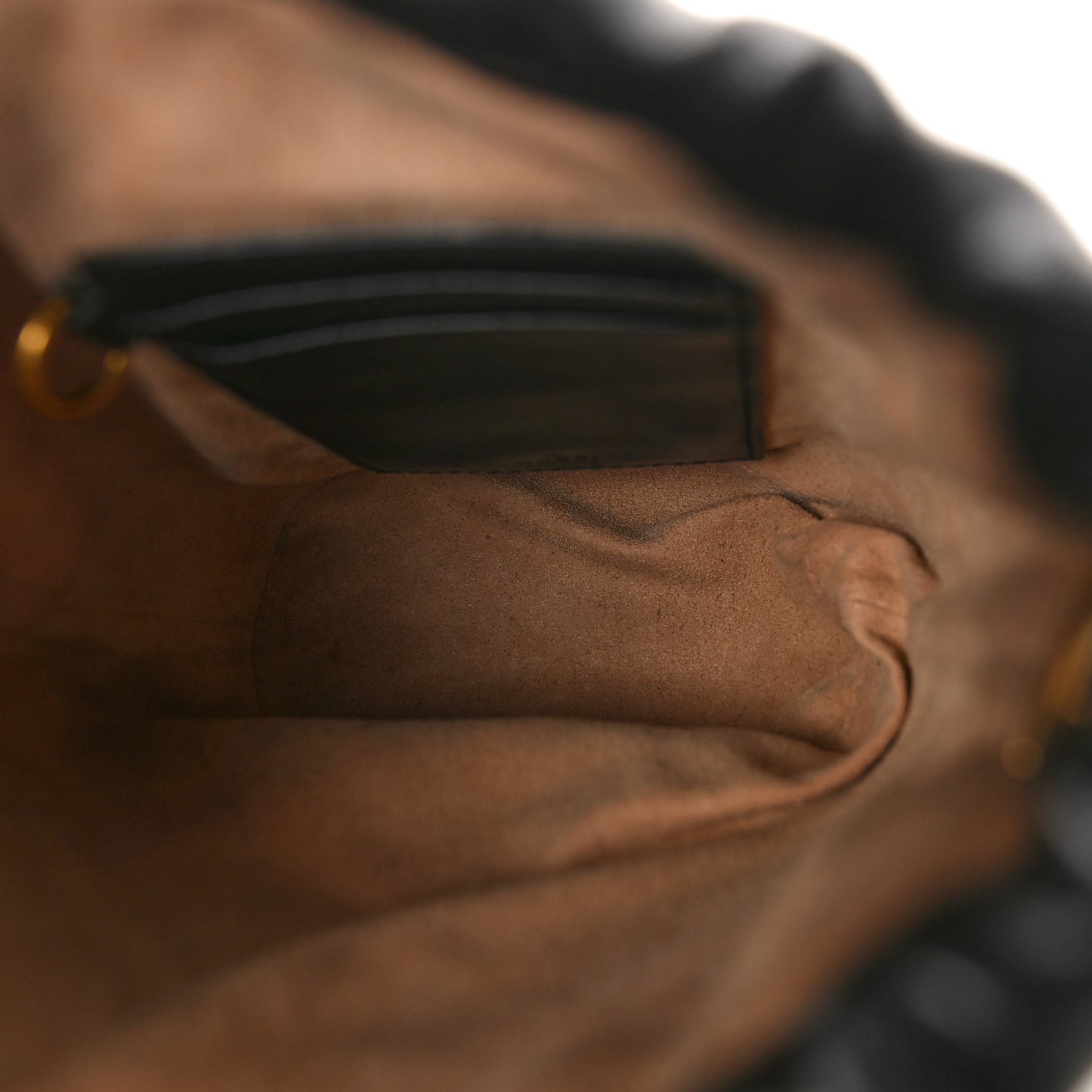 Calfskin Matelasse Mini GG Marmont 2.0 Bucket Bag Black