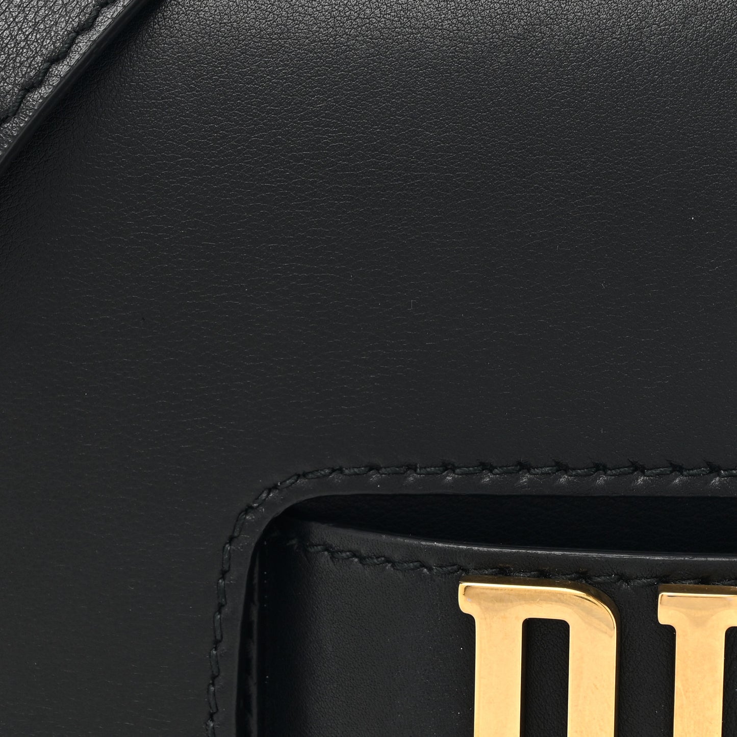 Smooth Calfskin Dio(r)evolution Flap Bag Black