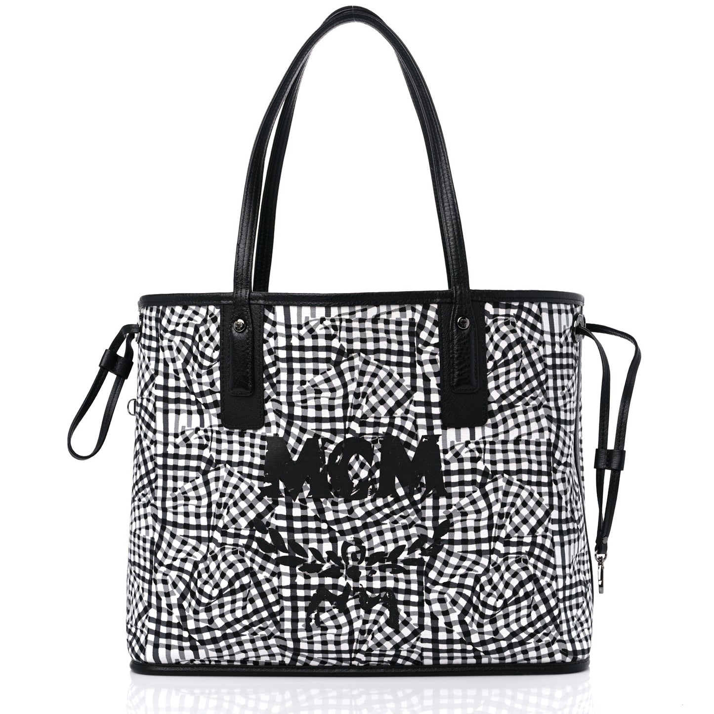 Visetos Medium Liz Reversible Shopper Tote Black