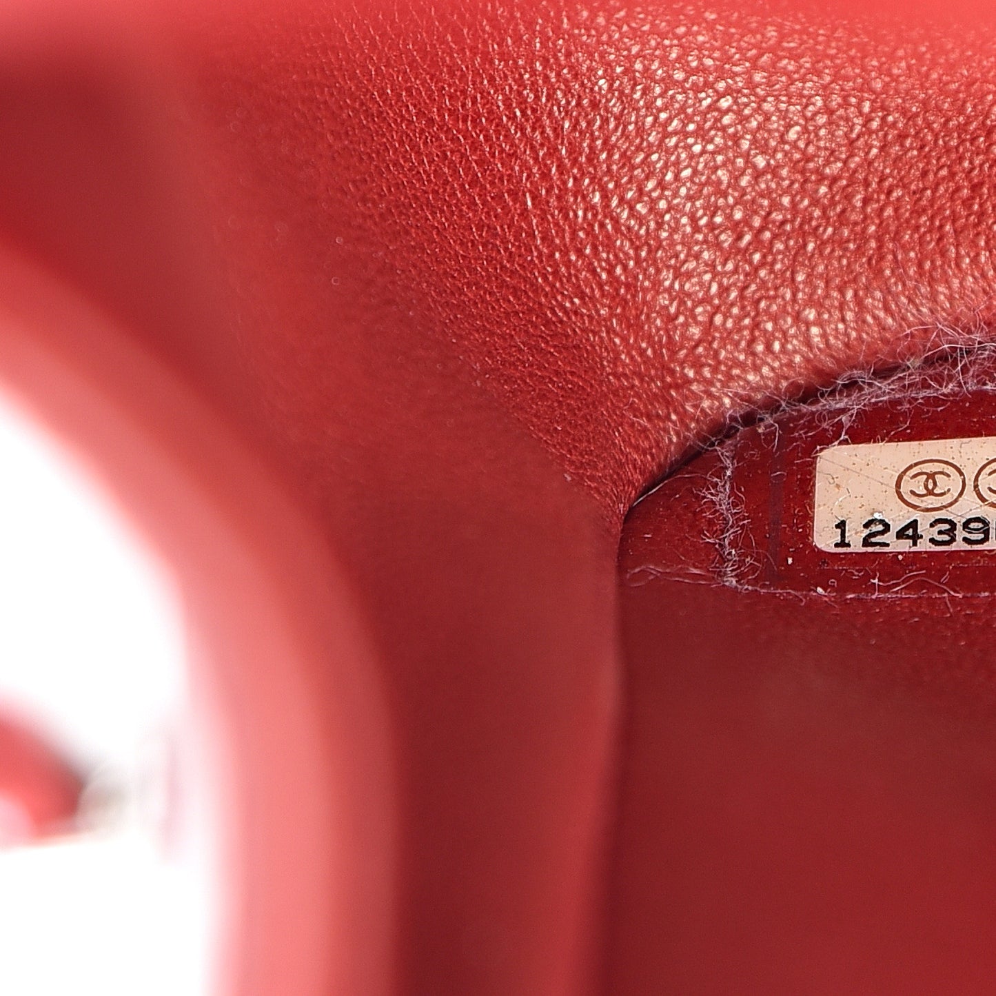 Matte Alligator Jumbo Single Flap Red