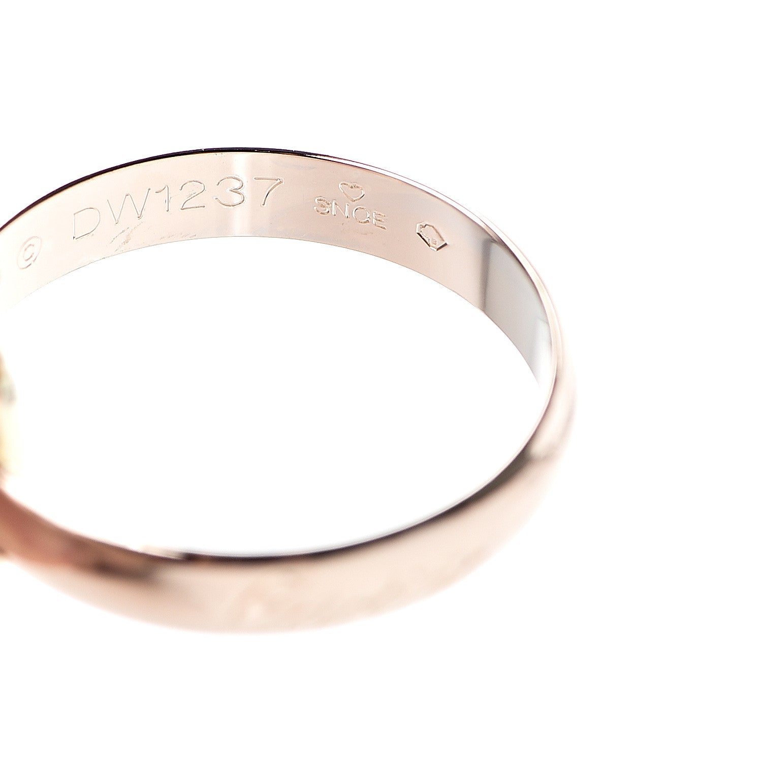 Cartier 18K Pink Yellow White Gold Classic Trinity Ring 50 5.25 4 of 4