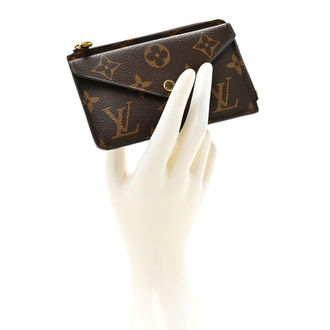 Monogram Recto Verso Card Holder Black