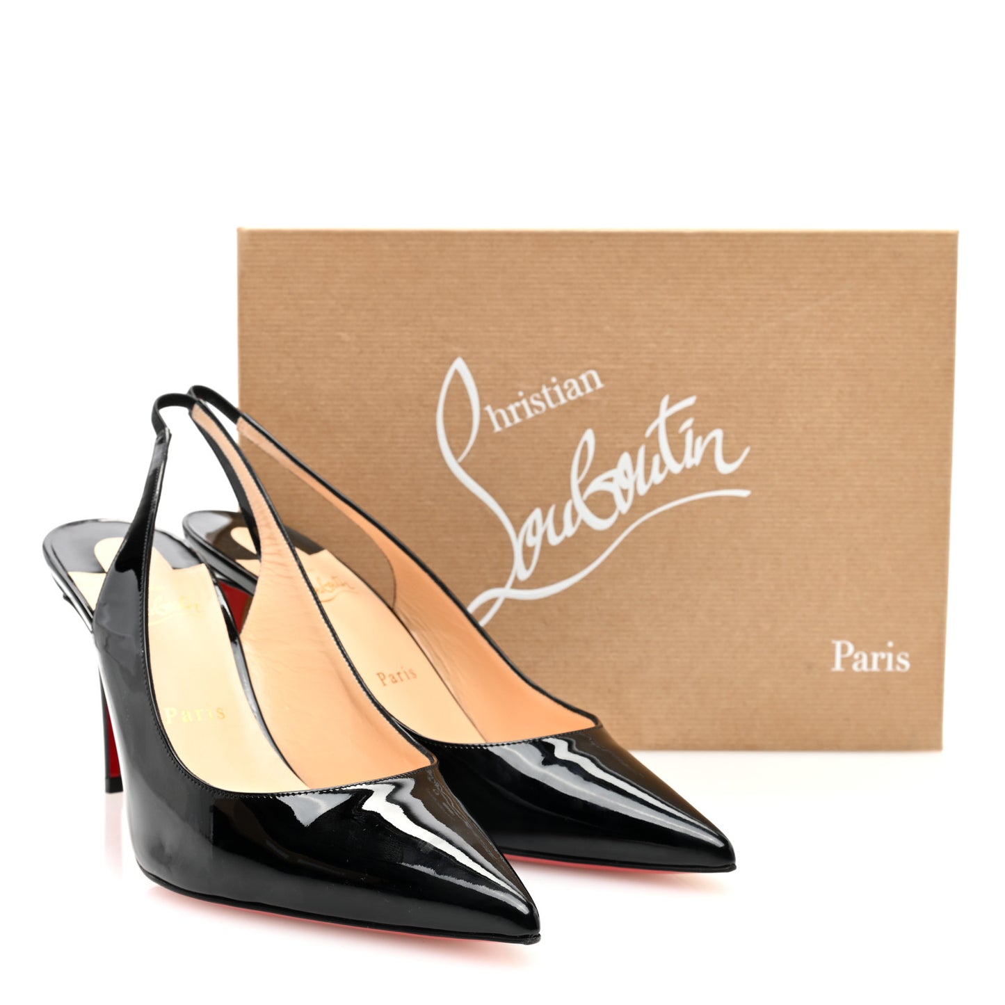 Patent Kate Sling 85 Pumps 40 Black