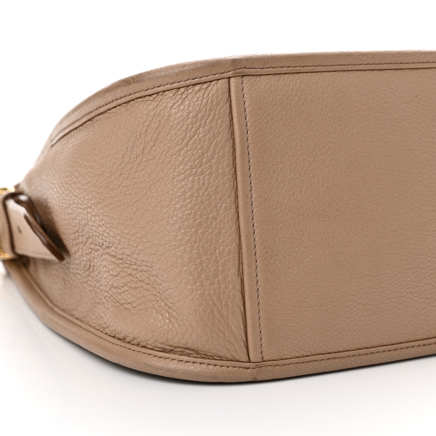Vitello Daino Soft Hobo Messenger Bag Cammeo