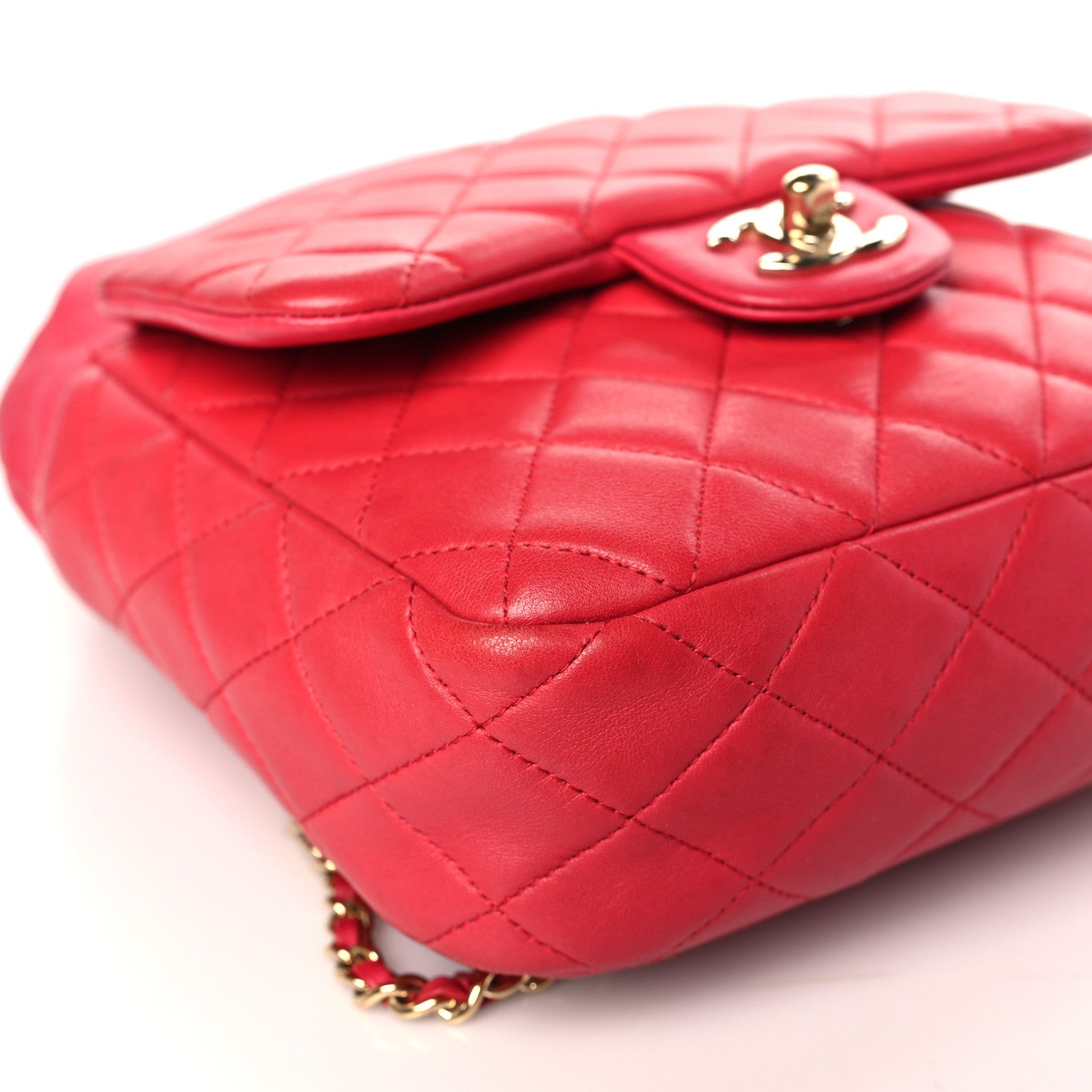 Chanel Lambskin Quilted Small Seoul Backpack Dark Pink 7 of 10
