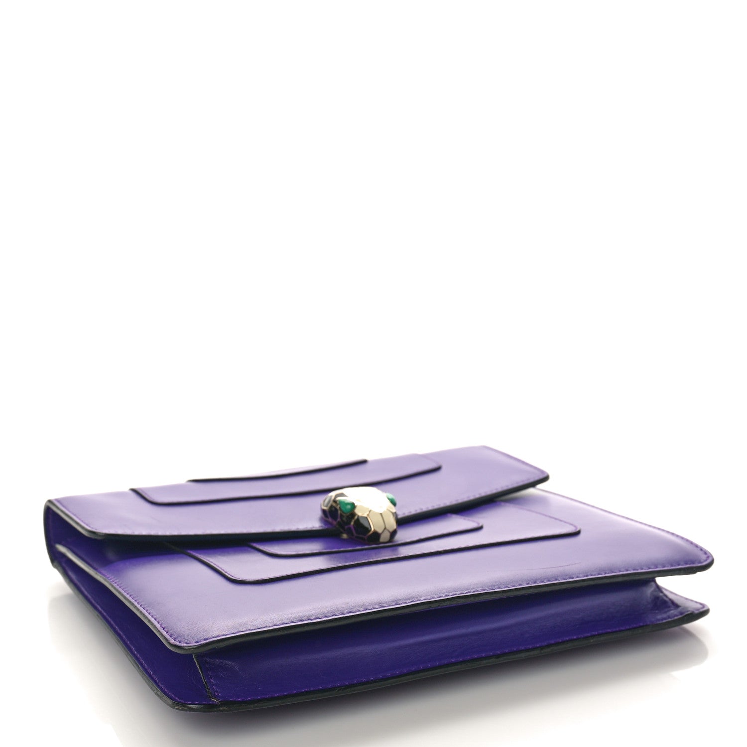 Bulgari Calfskin Serpenti Forever Crossbody Bag Amethyst 5 of 12