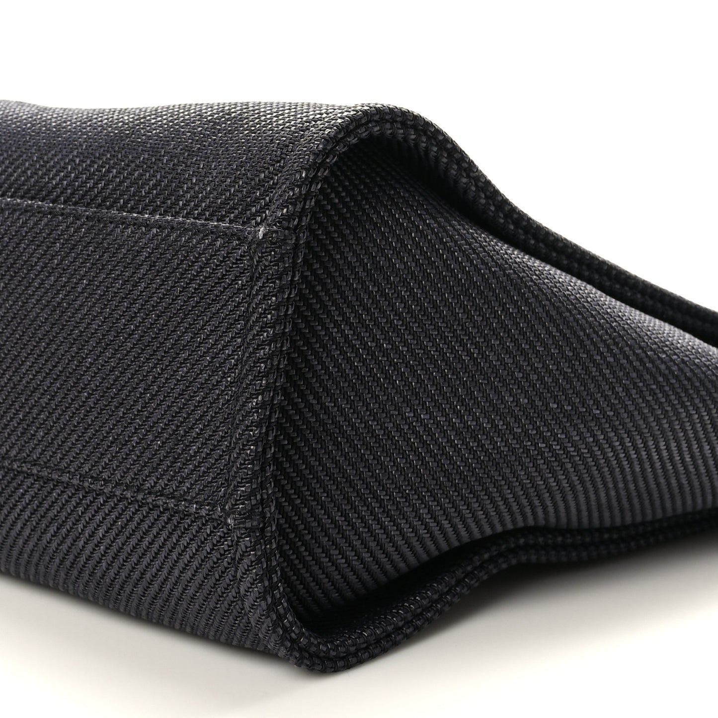 Lurex Boucle Small Deauville Tote Black