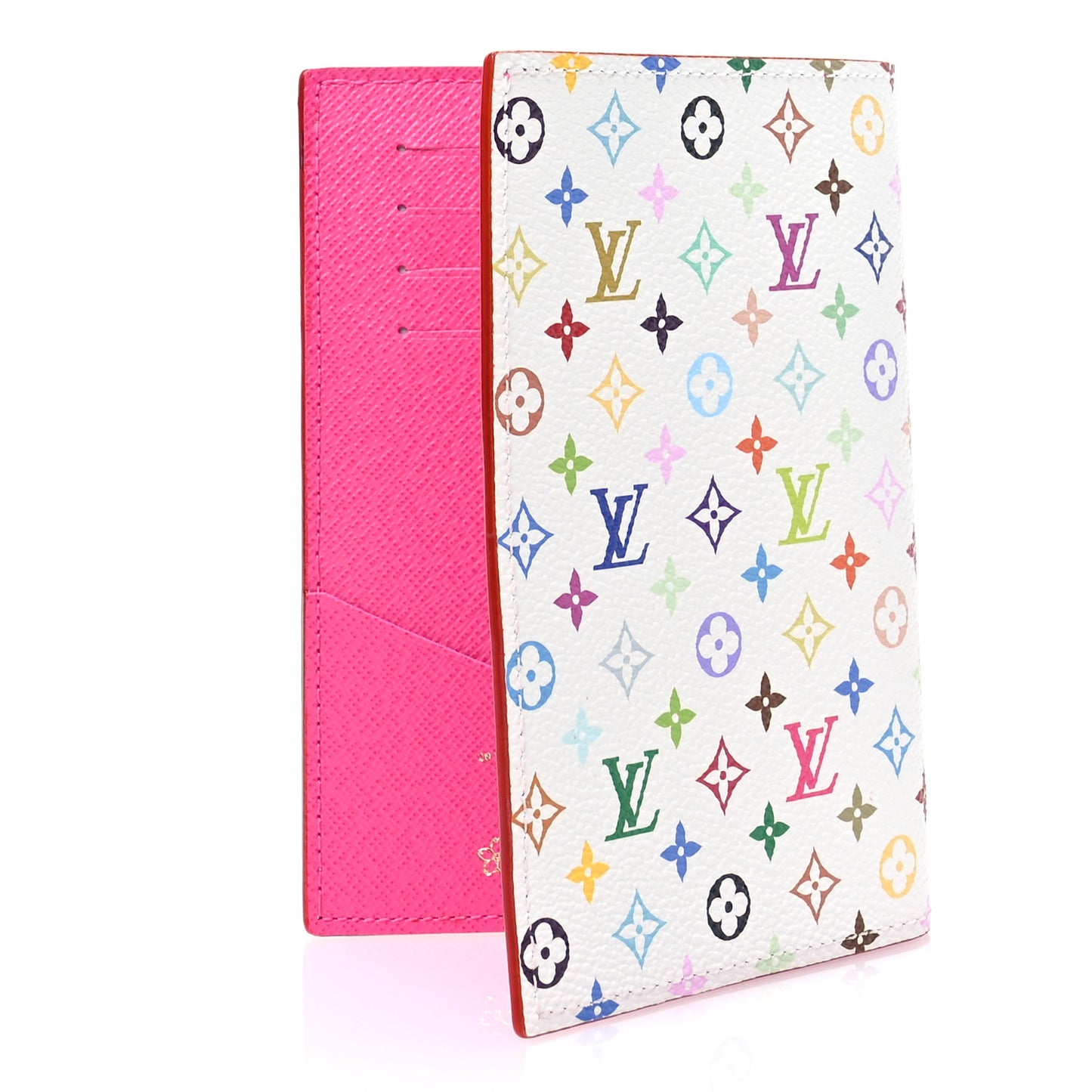 LV X TM Monogram Multicolor Passport Cover White