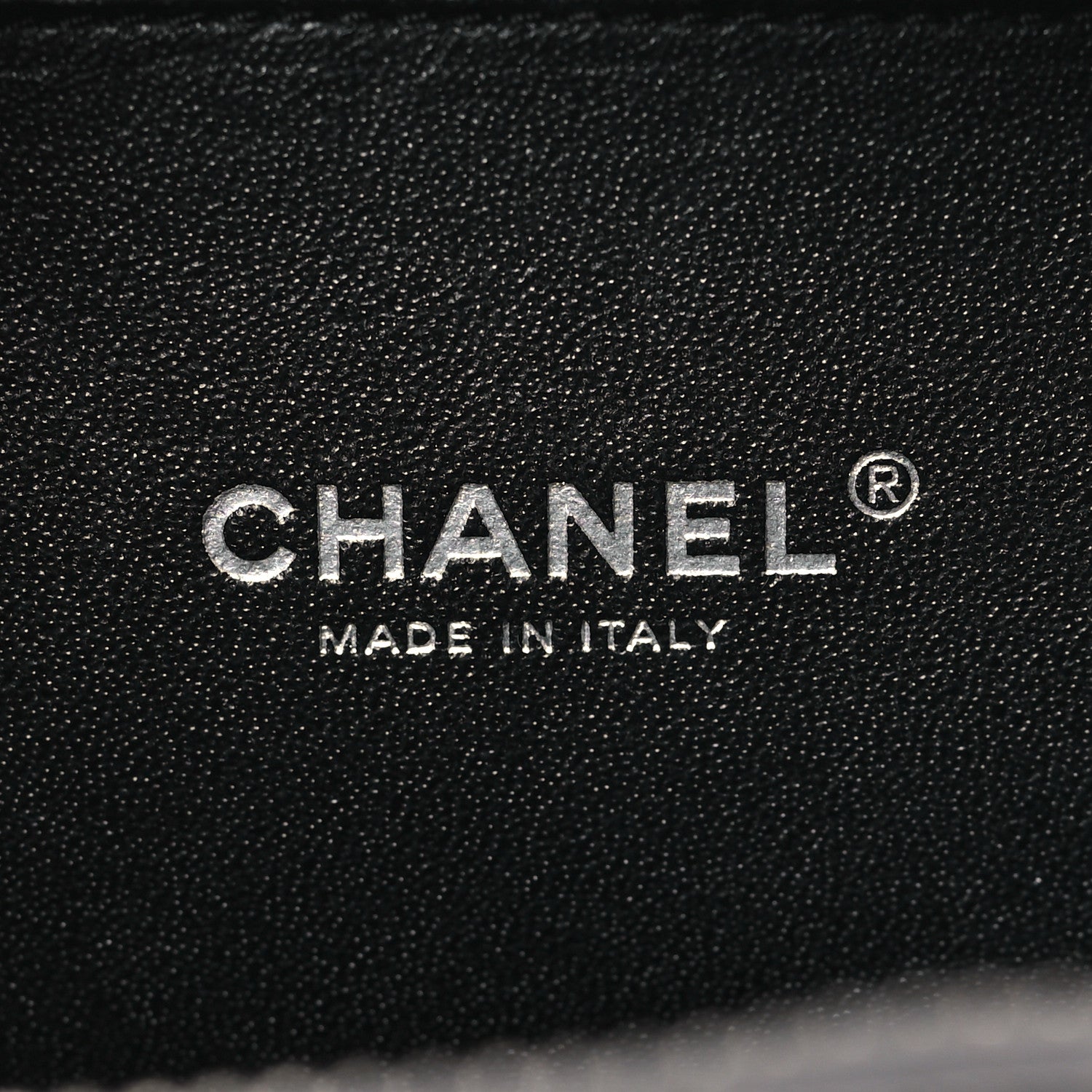 Chanel Caviar Quilted Small CC Filigree Vanity Case Dark Grey 6 of 9