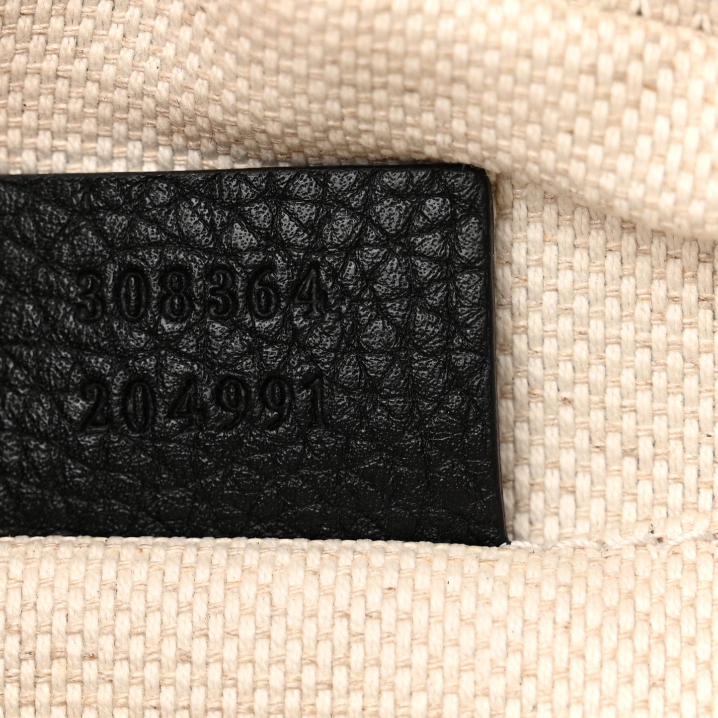 Pebbled Calfskin Small Soho Disco Bag Black