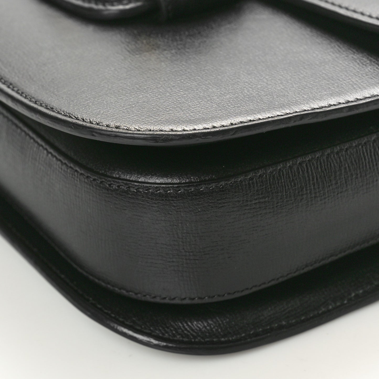 Azalea Calfskin Horsebit 1955 Shoulder Bag Black