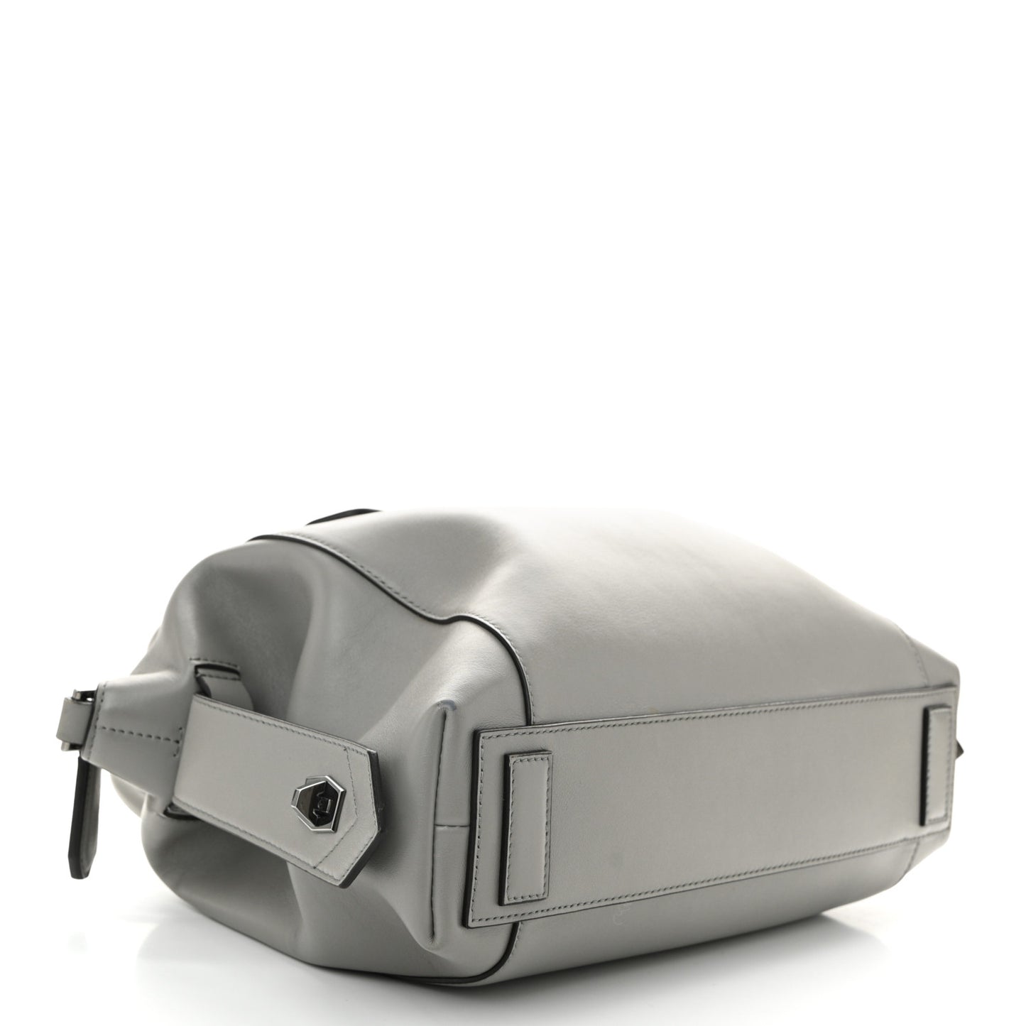 Calfskin Small Soft Antigona Pearl Grey