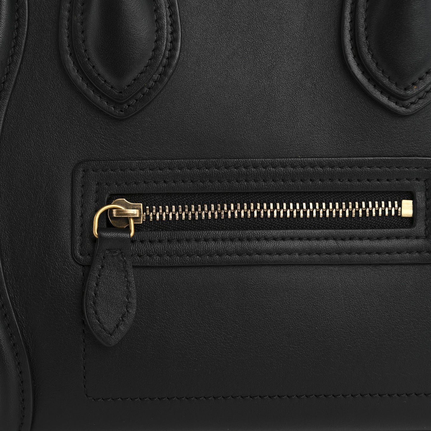 Smooth Calfskin Nano Luggage Black