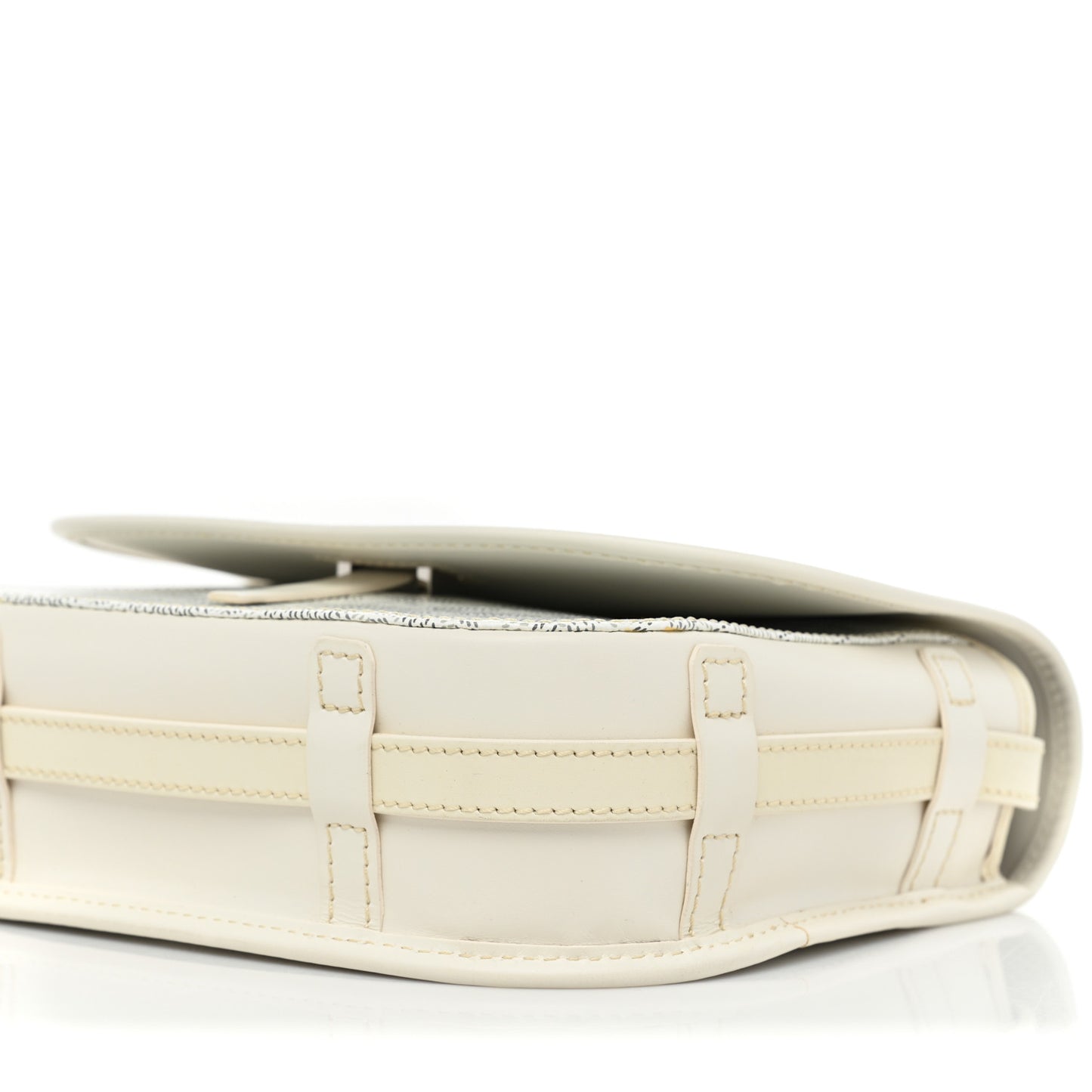 Goyardine Belvedere II PM Messenger Bag White