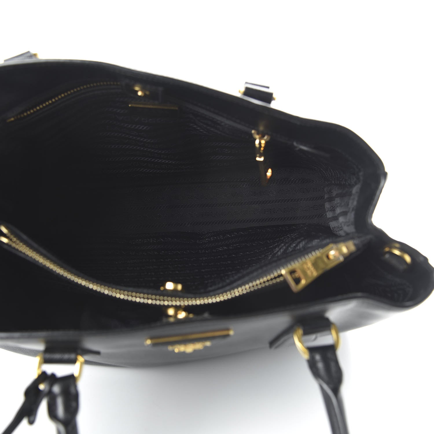 Prada Saffiano Lux Medium Tote Black 5 of 10