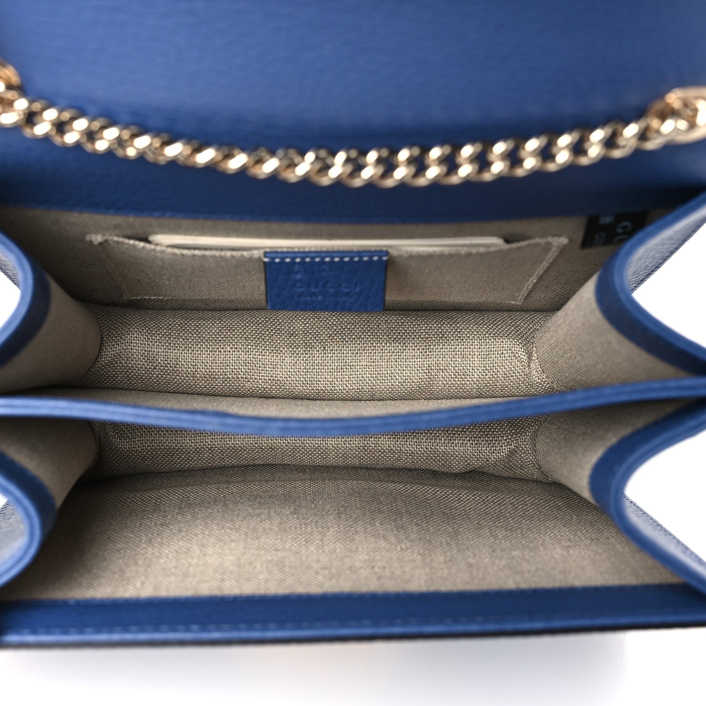 Dollar Calfskin Small Interlocking G Shoulder Bag Caspian