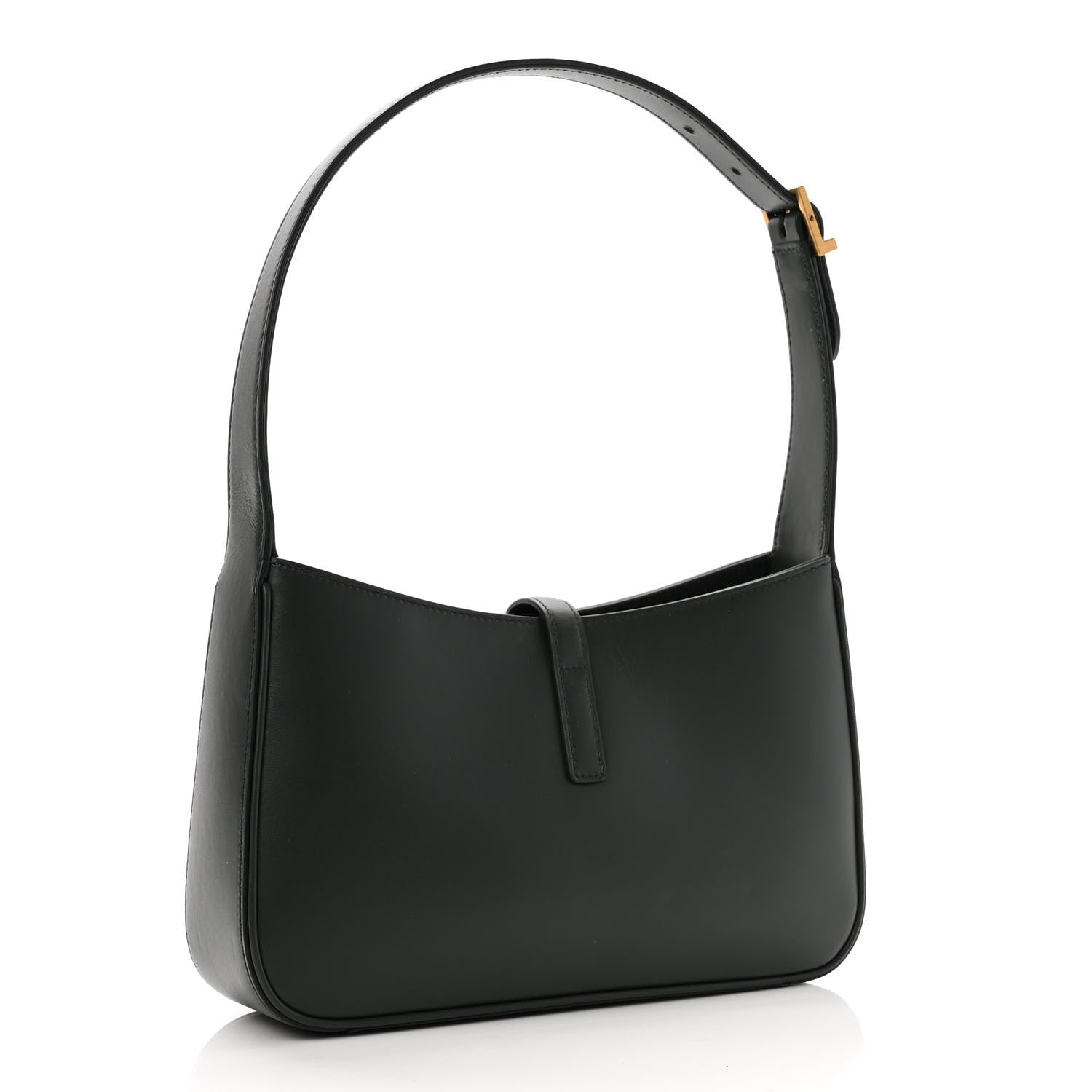 Saint Laurent Smooth Calfskin Le 5 A 7 Hobo Vert Fonce 3 of 10