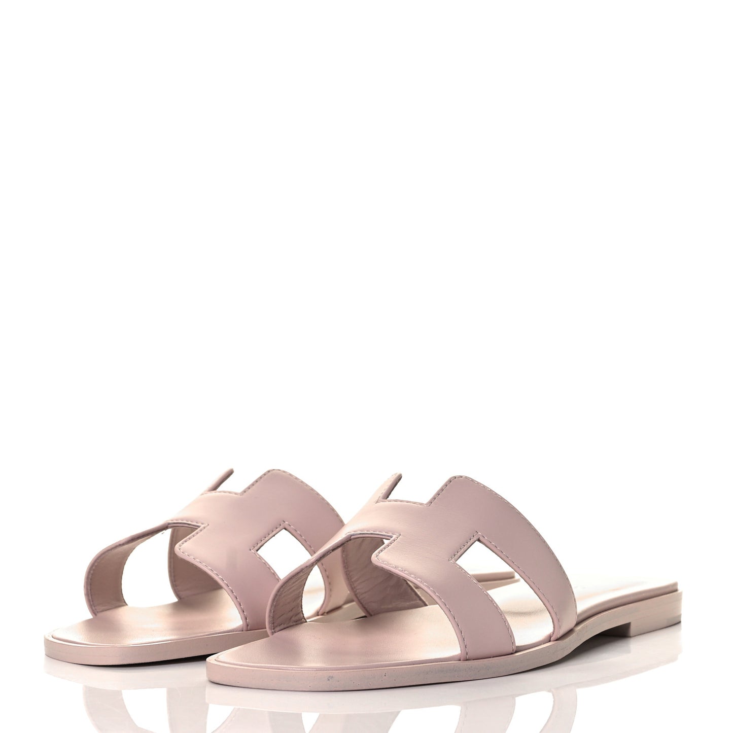 Calfskin Oran Sandals 37.5 Rose Petale