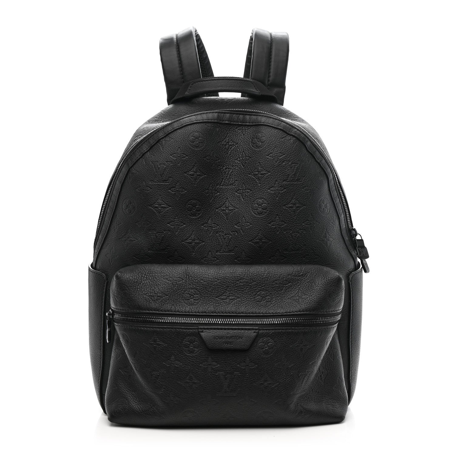Louis Vuitton Monogram Shadow Discovery Backpack Black Leather Louis Vuitton Calfskin Monogram Shadow Discovery Backpack  main image 3