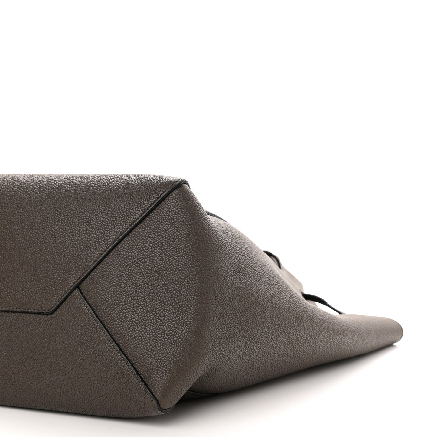 Soft Grained Calfskin Small Belt Cabas Phantom Taupe